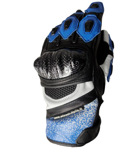 Guanti moto touch pelle
