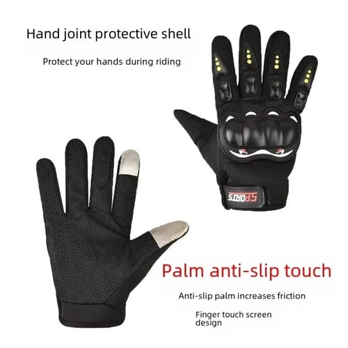 Guanti moto neri touch - guanti, da