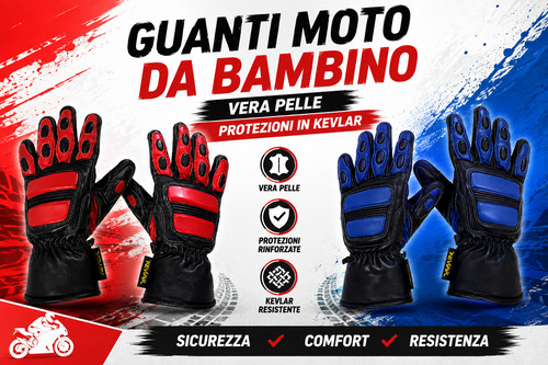 Guanti moto bambino in - moto,